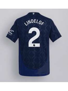 Manchester United Victor Lindelof #2 Gostujuci Dres 2024-25 Kratak Rukavima